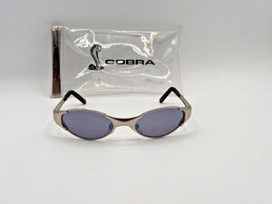Vintage Cobra Iguana 40792 Y2K Wrap Sunglasses w/ Case NOS